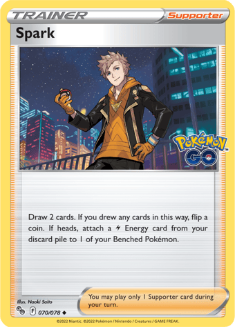 Spark Pokemon Go Pokemon Card