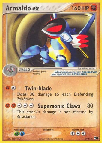 Armaldo ex POP Series 1 Pokemon Card