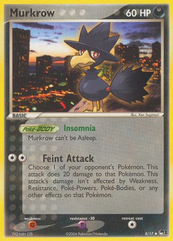 Murkrow POP Series 1 Pokemon Card
