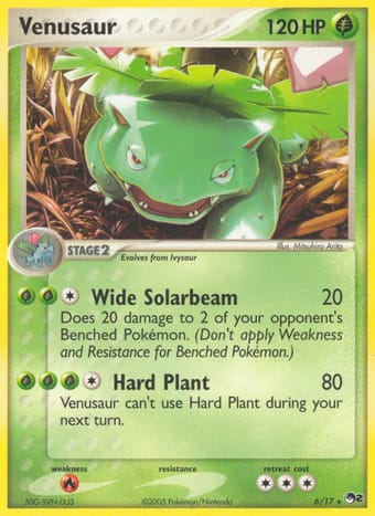 Venusaur POP Series 2 Pokemon Card