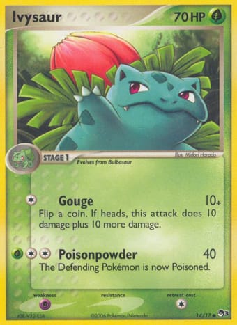 Ivysaur POP Series 3 Pokemon Card
