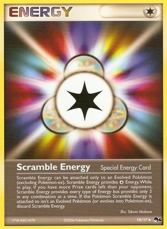 Scramble Energy POP Series 4 Pokemon Card