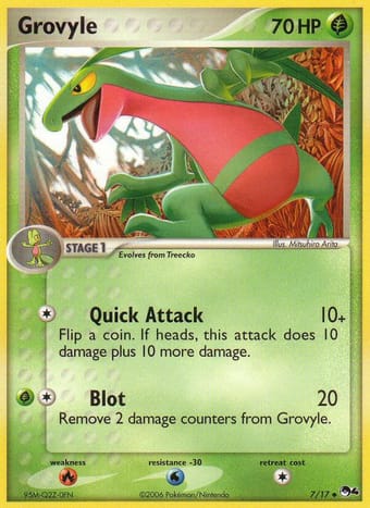 Grovyle POP Series 4 Pokemon Card