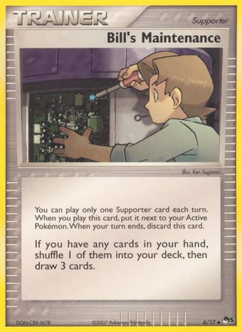 Bill's Maintenance POP Series 5 Pokemon Card