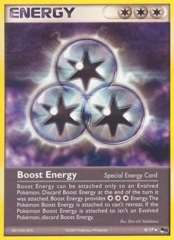 Boost Energy POP Series 5 Pokemon Card