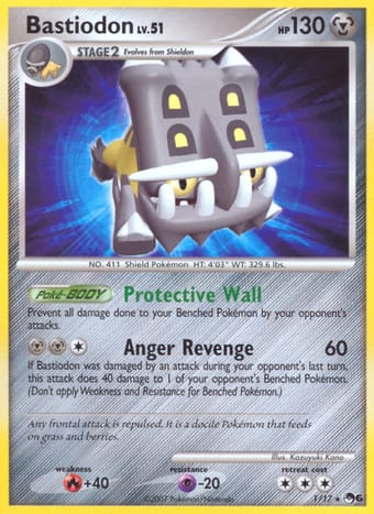 Bastiodon POP Series 6 Pokemon Card