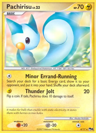 Pachirisu POP Series 6 Pokemon Card