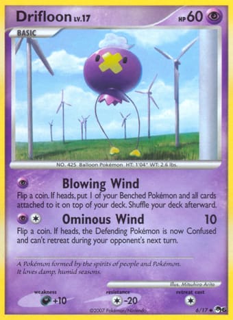 Drifloon POP Series 6 Pokemon Card