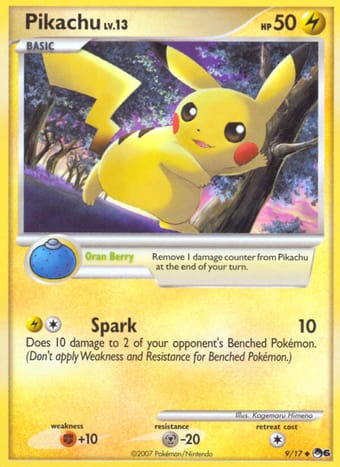 Pikachu POP Series 6 Pokemon Card
