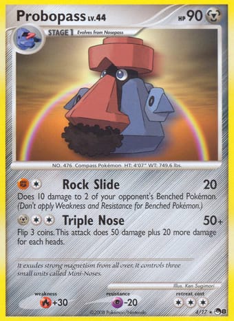 Probopass POP Series 8 Pokemon Card