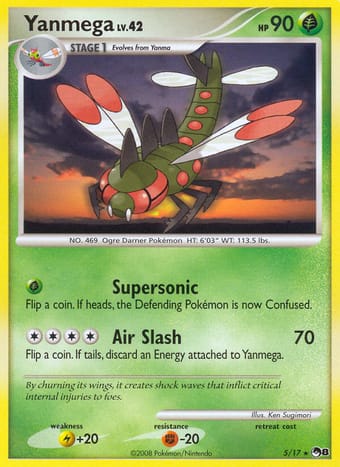 Yanmega POP Series 8 Pokemon Card