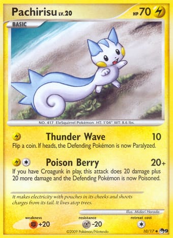 Pachirisu POP Series 9 Pokemon Card