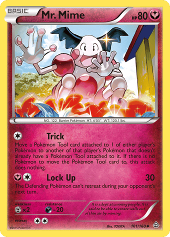 Mr. Mime Primal Clash Pokemon Card