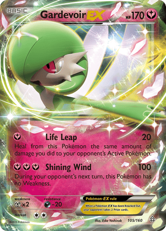 Gardevoir-EX Primal Clash Pokemon Card