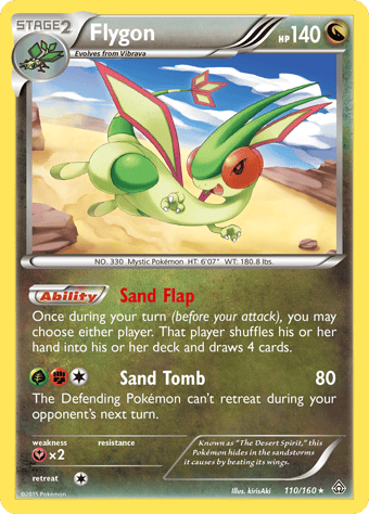 Flygon Primal Clash Pokemon Card
