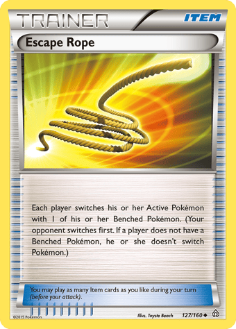 Escape Rope Primal Clash Pokemon Card