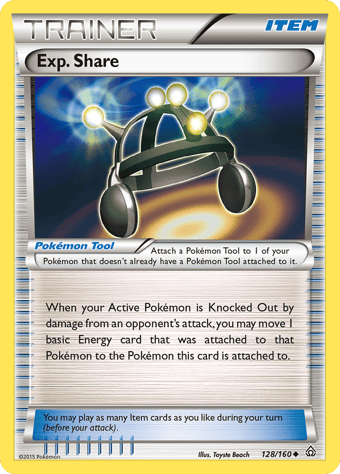 Exp. Share Primal Clash Pokemon Card