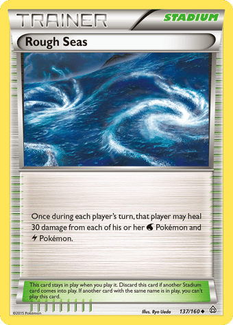 Rough Seas Primal Clash Pokemon Card