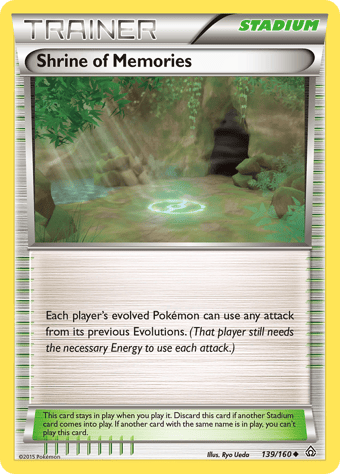 Shrine of Memories Primal Clash Pokemon Card