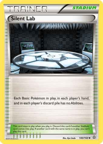 Silent Lab Primal Clash Pokemon Card