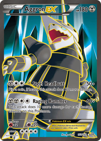 Aggron-EX Primal Clash Pokemon Card