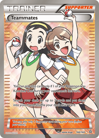 Teammates Primal Clash Pokemon Card