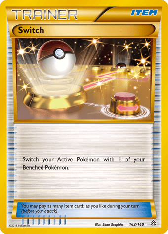 Switch Primal Clash Pokemon Card