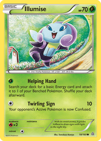Illumise Primal Clash Pokemon Card