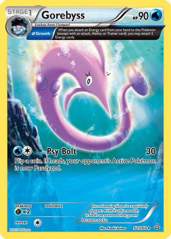 Gorebyss Primal Clash Pokemon Card