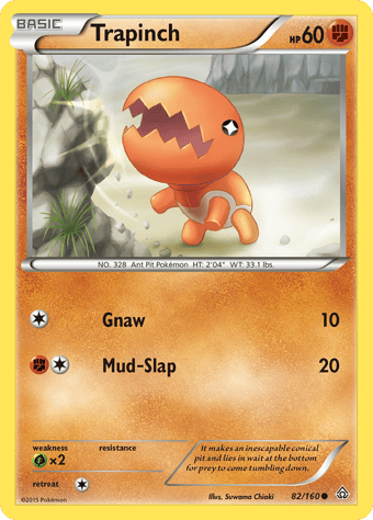 Trapinch Primal Clash Pokemon Card