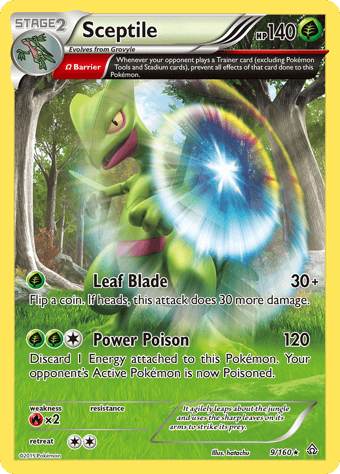Sceptile Primal Clash Pokemon Card