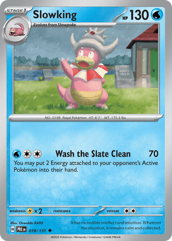 Slowking Prismatic Evolutions Pokemon Card