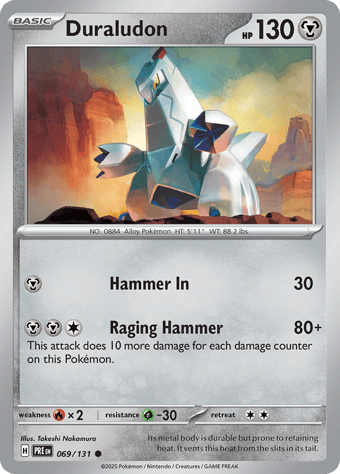 Duraludon Prismatic Evolutions Pokemon Card