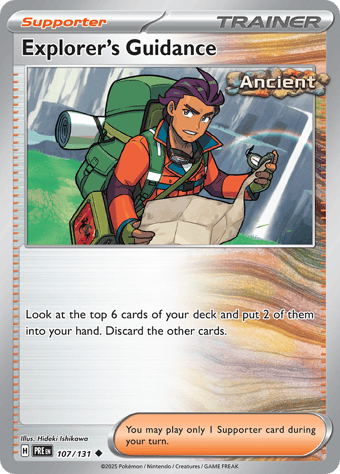 Explorer's Guidance Prismatic Evolutions Pokemon Card