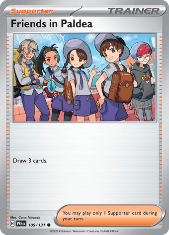 Friends in Paldea Prismatic Evolutions Pokemon Card