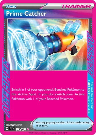 Prime Catcher Prismatic Evolutions Pokemon Card