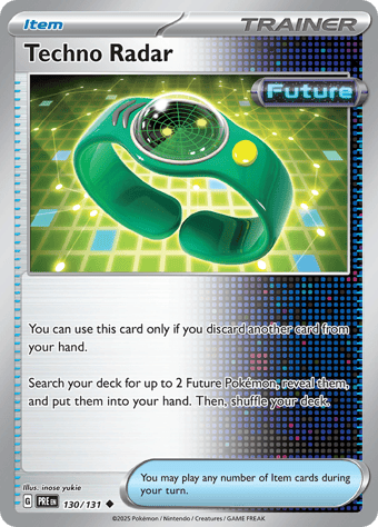 Techno Radar Prismatic Evolutions Pokemon Card