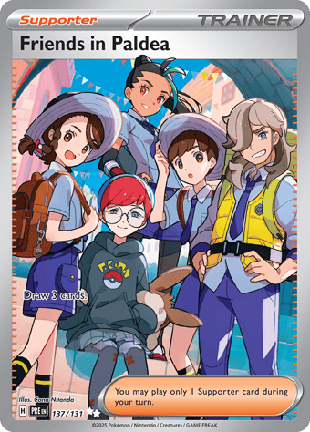 Friends in Paldea Prismatic Evolutions Pokemon Card