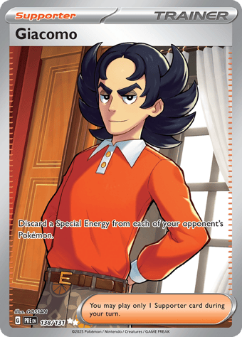 Giacomo Prismatic Evolutions Pokemon Card