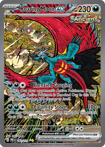 Roaring Moon EX Prismatic Evolutions Pokemon Card