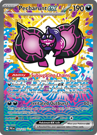 Pecharunt EX Prismatic Evolutions Pokemon Card