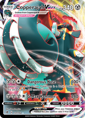 Copperajah VMAX Rebel Clash Pokemon Card