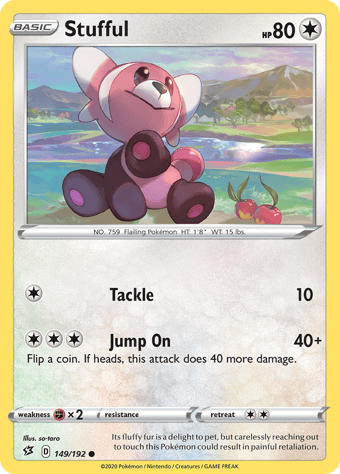 Stufful Rebel Clash Pokemon Card