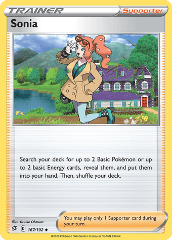 Sonia Rebel Clash Pokemon Card