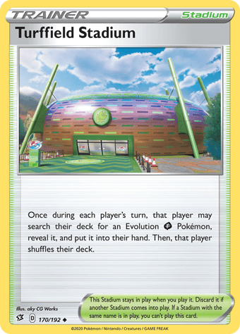 Turffield Stadium Rebel Clash Pokemon Card