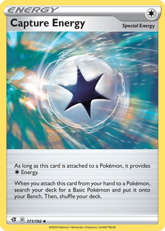Capture Energy Rebel Clash Pokemon Card