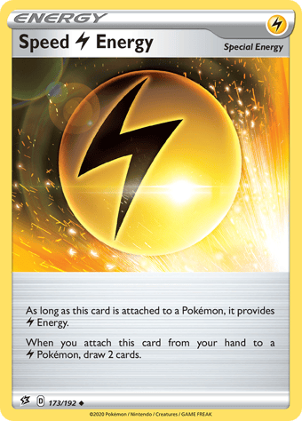 Speed Lightning Energy Rebel Clash Pokemon Card