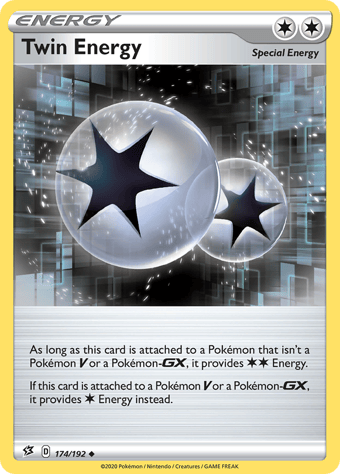 Twin Energy Rebel Clash Pokemon Card