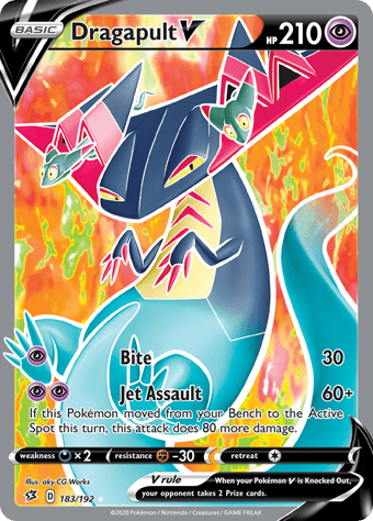 Dragapult V Rebel Clash Pokemon Card
