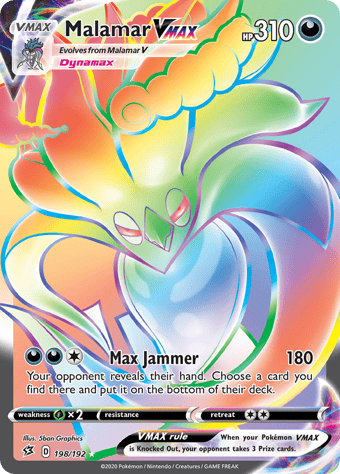 Malamar VMAX Rebel Clash Pokemon Card